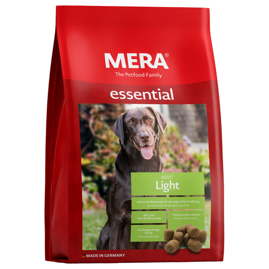 12,5 kg MERA essential -koiranruoka erikoishintaan! - Light