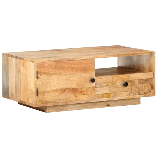 vidaXL Sohvapöytä 90x50x35 cm täysi mangopuu