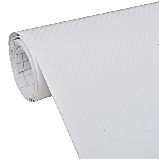 vidaXL Auton päällystekalvot 2 kpl 3D valkoinen 100x150 cm