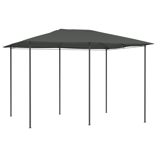 vidaXL Huvimaja 3x4x2,6 m antrasiitti 160 g/m²