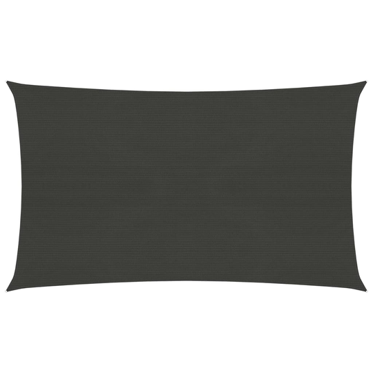 vidaXL Aurinkopurje 160 g/m² antrasiitti 2x5 m HDPE