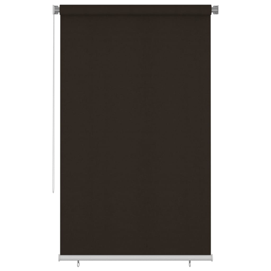 vidaXL Rullaverho ulkotiloihin 140x230 cm ruskea HDPE