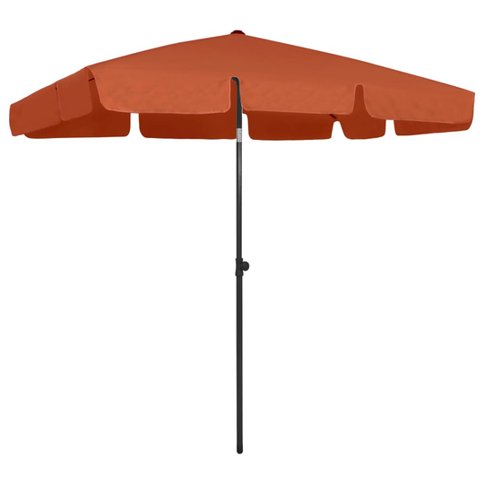 vidaXL Rantavarjo terrakotta 200x125 cm