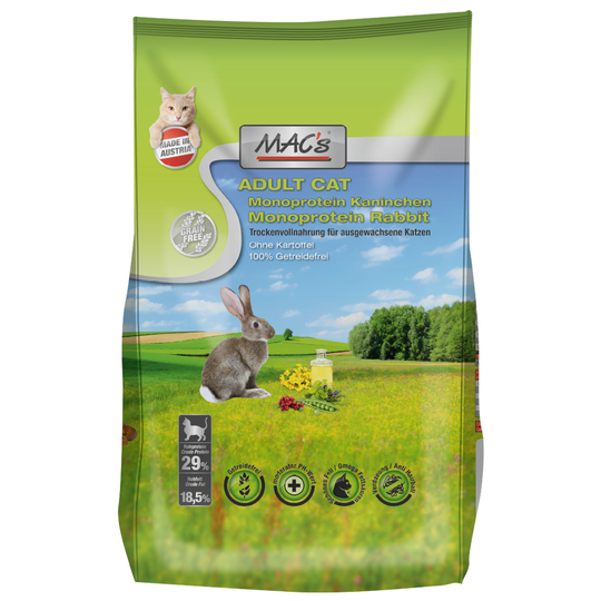 MAC's Superfood for Cats Adult Monoprotein Rabbit - 1,5 kg