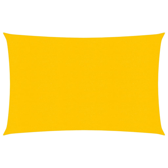 vidaXL Aurinkopurje 160 g/m² keltainen 3x4,5 m HDPE