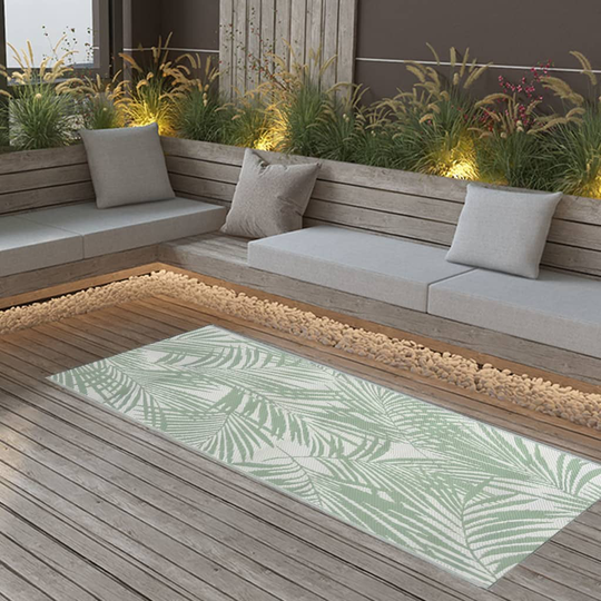 vidaXL Ulkomatto vihreä 80x150 cm PP