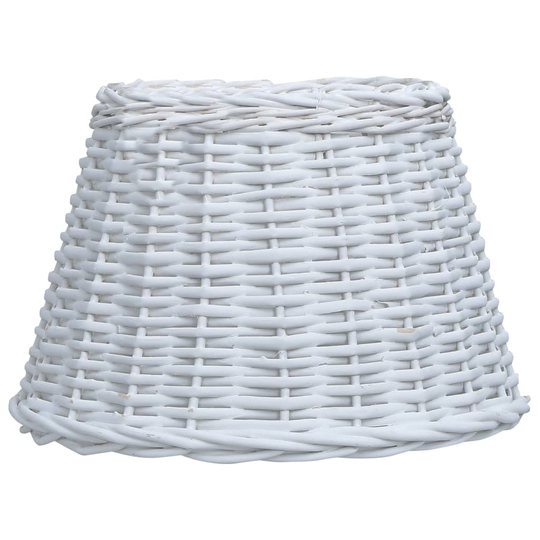 vidaXL Lampunvarjostin paju 45x28 cm valkoinen