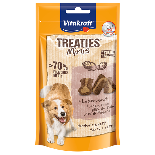 Vitakraft Treaties Bits Mini, maksamakkara - 48 g