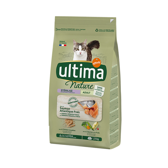 Ultima Nature Sterilized lohi - 1,25 kg