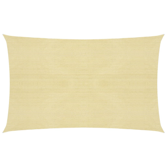 vidaXL Aurinkopurje 160 g/m² beige 2x4,5 m HDPE