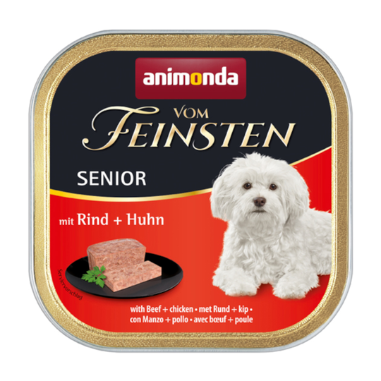 Animonda vom Feinsten -säästöpakkaus 48 x 150 g - Senior: nauta & kana