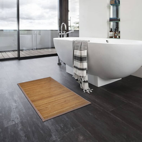 vidaXL Bambu kylpymatto 4 kpl 60x90 cm ruskea