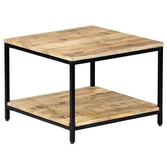 vidaXL Sohvapöytä 60x60x45 cm täysi mangopuu