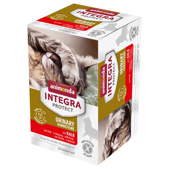 Animonda Integra Protect Adult Urinary Struviittikivet -rasia 6 x 100 g - vasikka