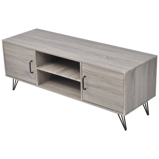 vidaXL TV-taso 120x40x45 cm Harmaa