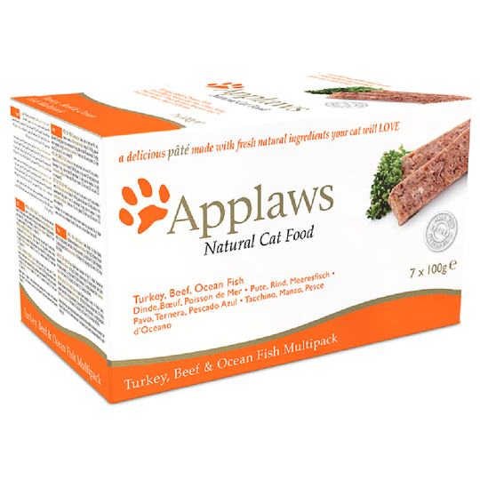Applaws Cat Paté -lajitelma 7 x 100 g - Orange Selection