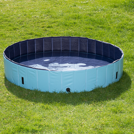 Dog Pool Keep Cool -kahluuallas koiralle - Ø 120 x K 30 cm (peitteen kanssa)