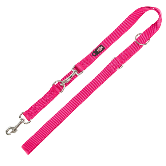 Trixie Premium säädettävä talutushihna, fuksianpunainen - koko L-XL: pituus 2 m / leveys 25 mm