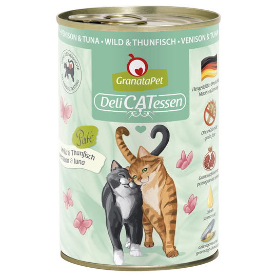 GranataPet DeliCatessen 6 x 400 g - riista & tonnikala