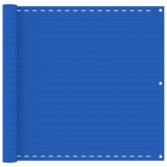 vidaXL Parvekkeen suoja sininen 90x400 cm HDPE