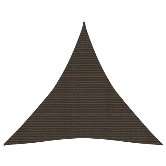 vidaXL Aurinkopurje 160 g/m² ruskea 6x6x6 m HDPE