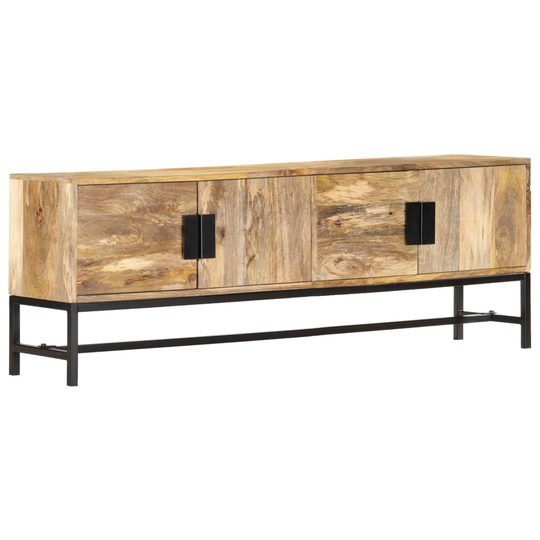 vidaXL TV-taso 140x30x50 cm täysi mangopuu