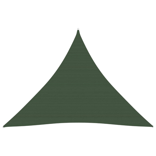 vidaXL Aurinkopurje 160 g/m² tummanvihreä 3x3x3 m HDPE
