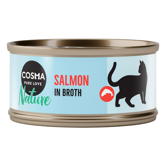 6 x 70 g Cosma Nature: 5 + 1 kaupan päälle! - lohi