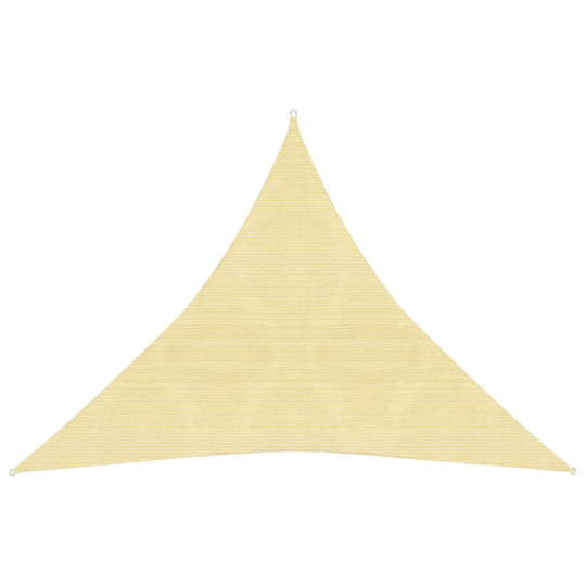 vidaXL Aurinkopurje 160 g/m² beige 3x3x3 m HDPE
