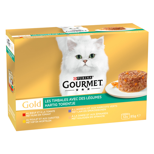 Gourmet Gold Ragout 12 x 85 g - sekoitus vihanneksilla