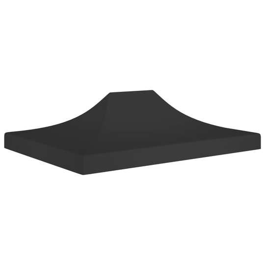 vidaXL Juhlateltan katto 4x3 m musta 270 g/m²