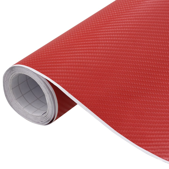 vidaXL Auton päällystekalvot 2 kpl 4D punainen 100x150 cm + 50x150 cm