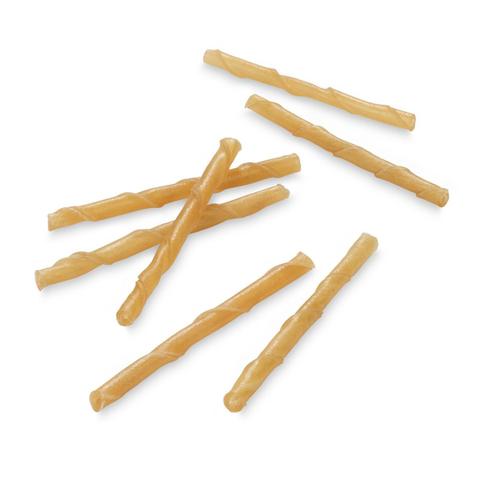 Barkoo-purukierteet (naudannahkaa) noin 12,5 cm, Ø 5 mm 3 x 100 kpl, kukin 12,5 cm (2,1 kg)