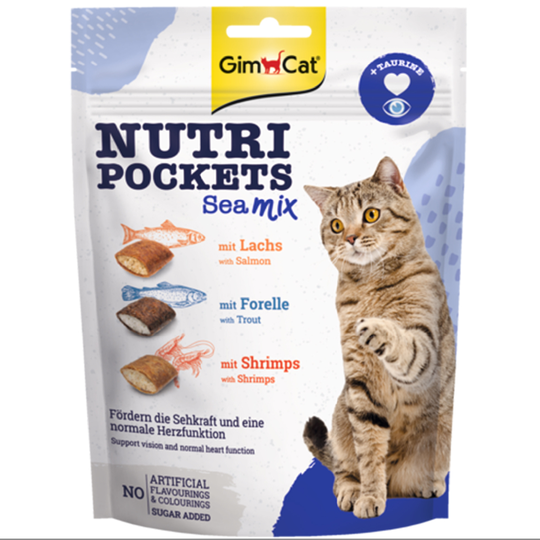 GimCat Nutri Pockets - Sea mix (150 g)
