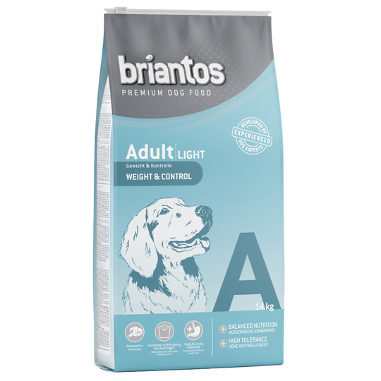 Briantos-koiranruoka 13 + 1 kg kaupan päälle! - Light