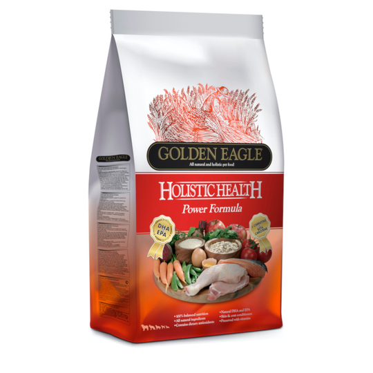 Golden Eagle Holistic -koiranruoka:. 12 kg + 12 kg kaupan päälle! - Power Chicken