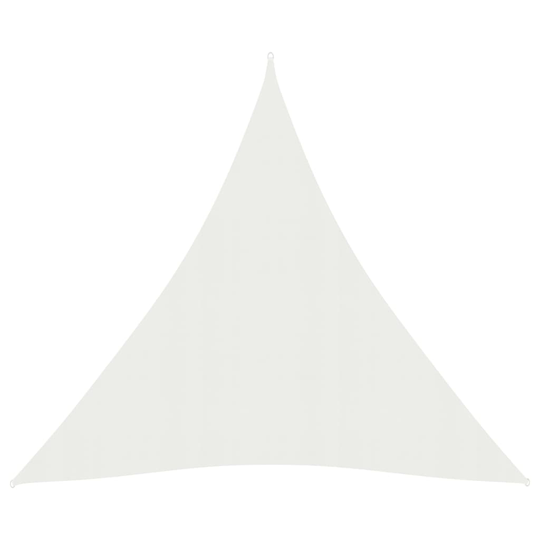 vidaXL Aurinkopurje 160 g/m² valkoinen 5x6x6 m HDPE