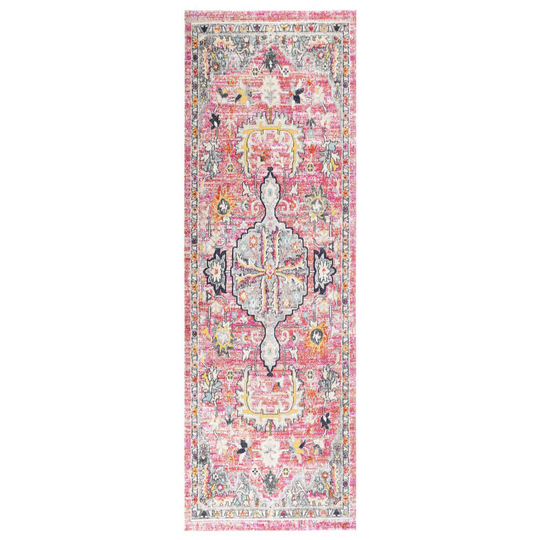 vidaXL Ulkomatto litteä kudos 80x250 cm punainen