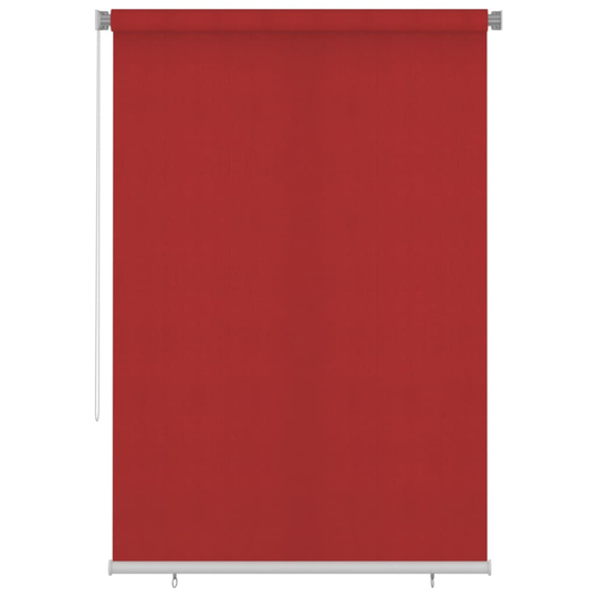 vidaXL Rullaverho ulkotiloihin 160x230 cm punainen HDPE