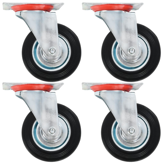 vidaXL Rullapyörät 8 kpl 100 mm