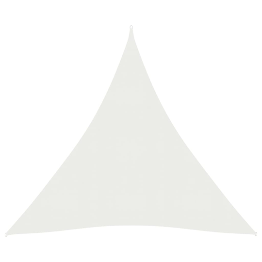 vidaXL Aurinkopurje 160 g/m² valkoinen 5x7x7 m HDPE