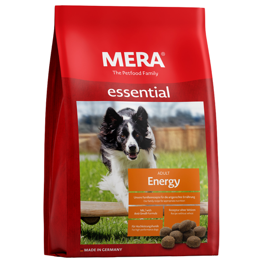 12,5 kg MERA essential -koiranruoka erikoishintaan! - Energy