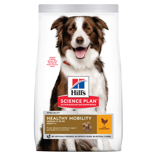 Hill's Science Plan Adult 1+ Healthy Mobility Medium Chicken - 2,5 kg