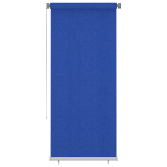 vidaXL Rullaverho ulkotiloihin 100x230 cm sininen HDPE