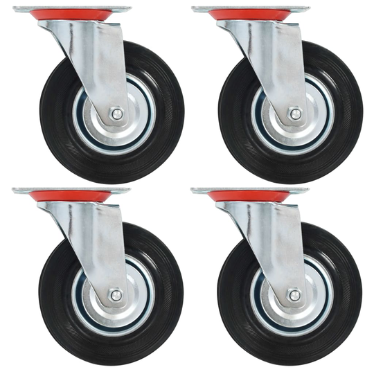 vidaXL Rullapyörät 8 kpl 125 mm