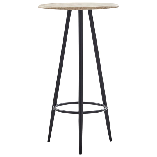 vidaXL Baaripöytä tammi 60x107,5 cm MDF