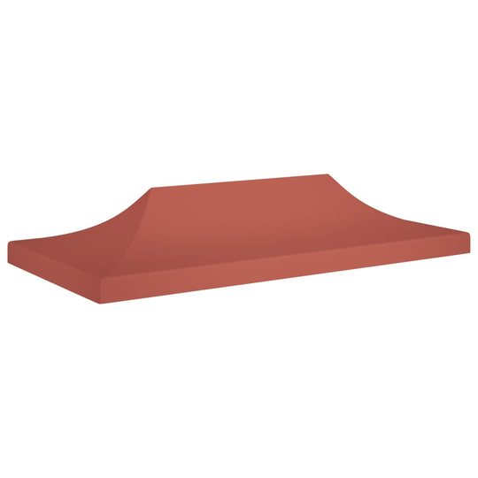 vidaXL Juhlateltan katto 6x3 m terrakotta 270 g/m²
