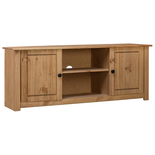 vidaXL TV-taso 120x40x50 cm täysi mänty Panama-sarja