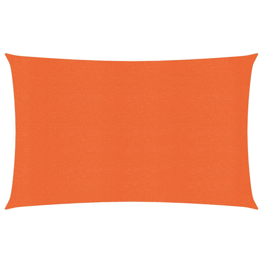 vidaXL Aurinkopurje 160 g/m² oranssi 3,5x5 m HDPE