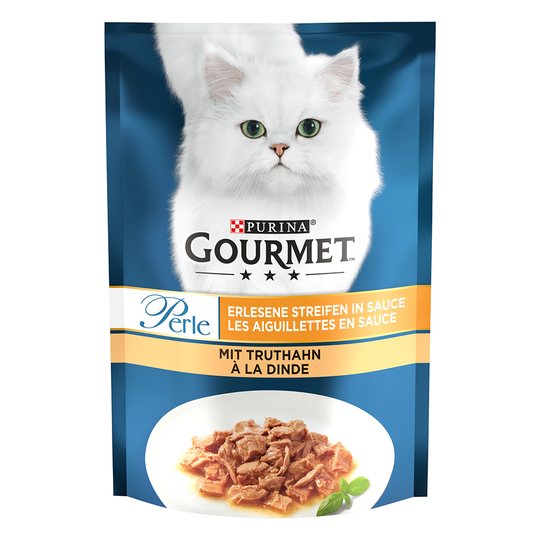 44 + 8 kaupan päälle! 52 x 85 g Gourmet Perle - kalkkuna